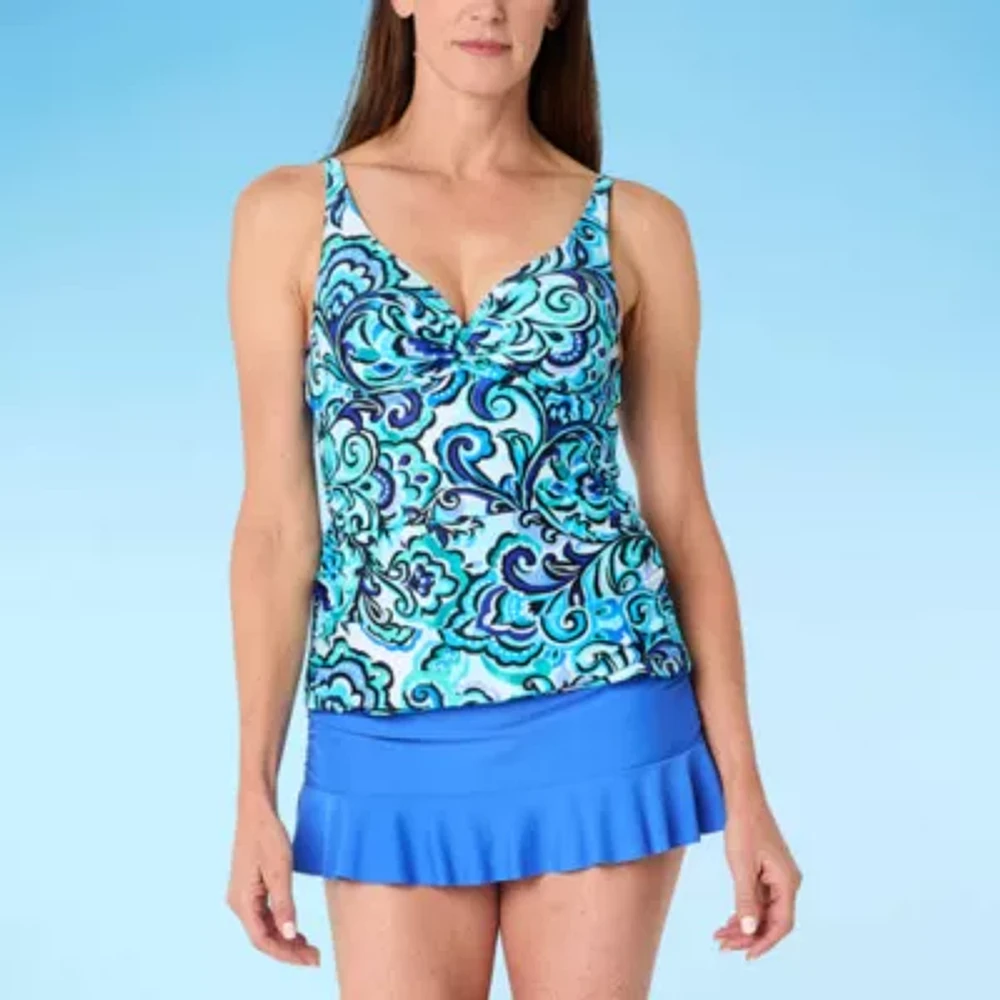 Liz Claiborne Tankini Swimsuit Top