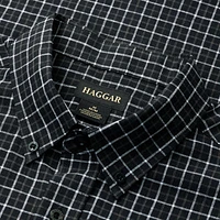Haggar® Men's Life Khaki™ Short Sleeve Button-Down Linen Shirt