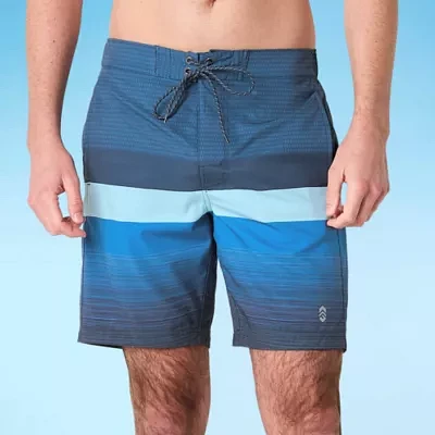 Free Country Striped Board Shorts