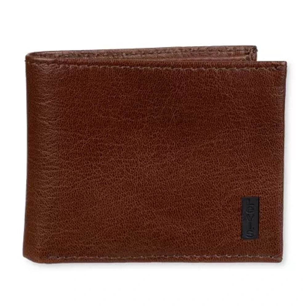 Levi's Extra Capacity Trifold Mens Personalized Trifold Wallet