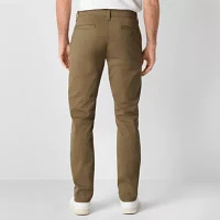 mutual weave Standard Chino Mens Relaxed Fit Flat Front Pant