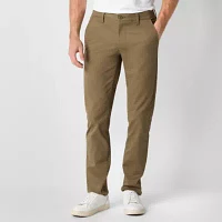 mutual weave Standard Chino Mens Relaxed Fit Flat Front Pant