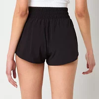 Arizona Womens Active Mid Rise Shortie Short-Juniors