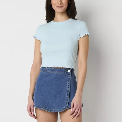 Forever 21 Womens Juniors Crew Neck Short Sleeve T-Shirt