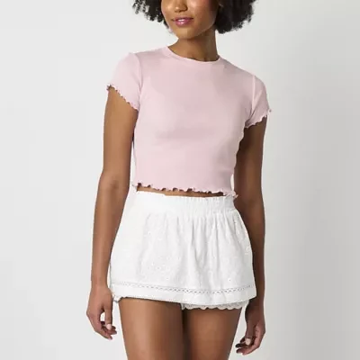 Forever 21 Womens Juniors Crew Neck Short Sleeve T-Shirt