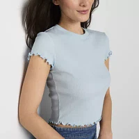 Forever 21 Womens Juniors Crew Neck Short Sleeve T-Shirt