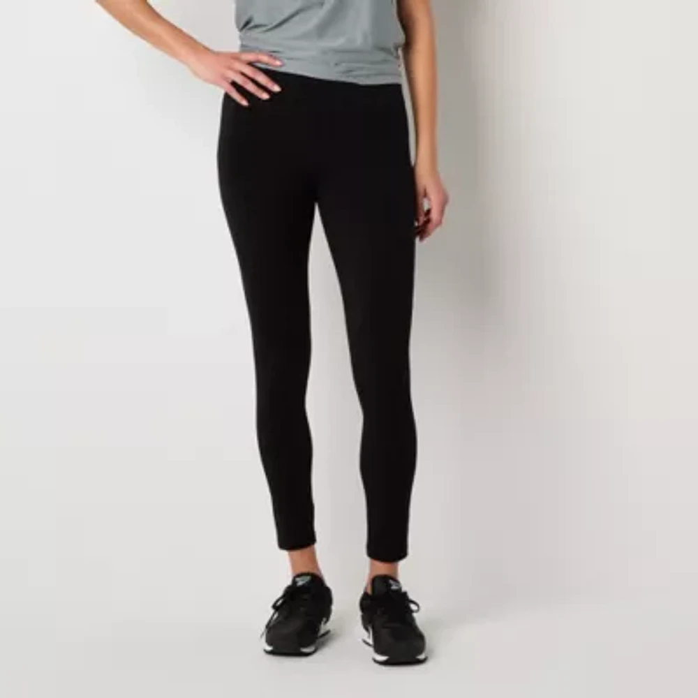 Xersion EverPerform Womens 2 Pack Cotton High Rise 7/8 Ankle Leggings