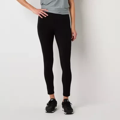 Xersion EverPerform Womens 2 Pack Cotton High Rise 7/8 Ankle Leggings