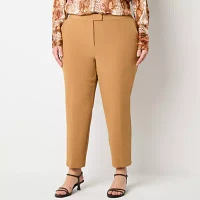 Worthington-Plus Skinny Fit Ankle Trouser