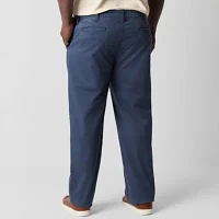 mutual weave Standard Chino Mens Big and Tall Relaxed Fit Flat Front Pant