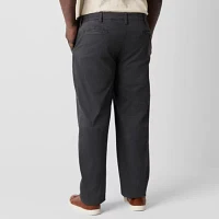 mutual weave Standard Chino Mens Big and Tall Relaxed Fit Flat Front Pant