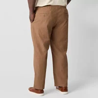 mutual weave Mens Big and Tall Relaxed Fit Drawstring Pant
