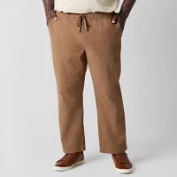 mutual weave Mens Big and Tall Relaxed Fit Drawstring Pant
