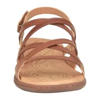 Boc Womens Altheda Criss Cross Strap Flat Sandals