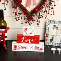 Glitzhome Valentines Day Tabletop Decor