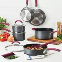 Rachael Ray Create Delicious Hard Anodized 11-Pc. Cookware Set