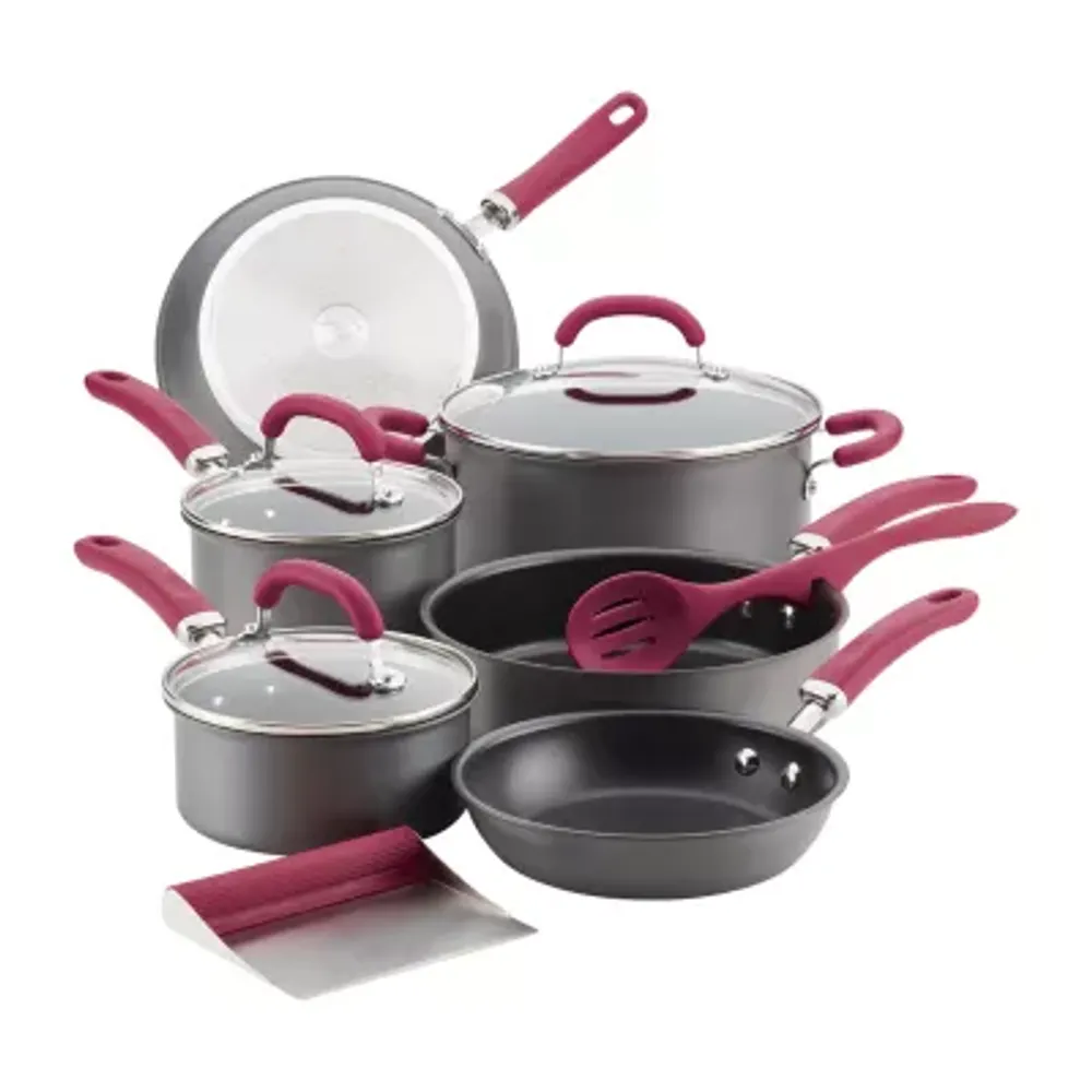 Rachael Ray Create Delicious Hard Anodized 11-Pc. Cookware Set