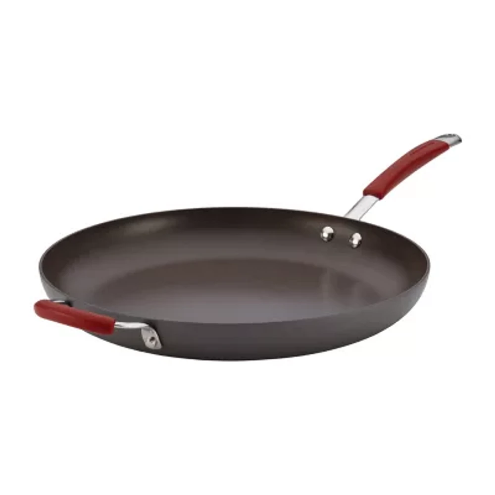 Rachael Ray Cucina Hard-Anodized 14" Skillet with Helper Handle