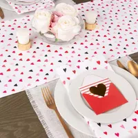 Design Imports Confetti Hearts Print 6-pc. Napkins