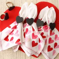 Design Imports Heart Chalkboard 6-pc. Napkin Rings