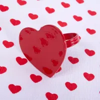 Design Imports Red Heart 6-pc. Napkin Ring