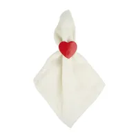 Design Imports Red Heart 6-pc. Napkin Ring