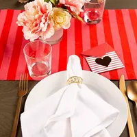 Design Imports In Love Embellished Table Runners