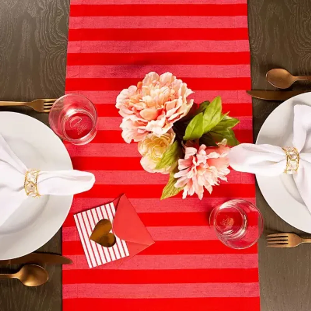 Design Imports In Love Embellished Table Runners