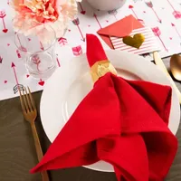 Design Imports Hearts & Arrow Print Table Runners