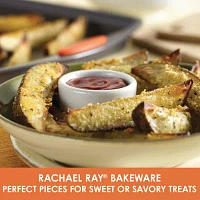 Rachael Ray® Yum-o! Oven Lovin’ 3-pc. Cookie Pan Set with Orange Silicone Grips