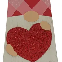 National Tree Co. 36" Valentines Heart Porch Decor Valentines Day Gnome