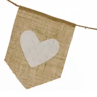 National Tree Co. 6 Ft. V White Hearts Valentines Day Indoor Outdoor Garland