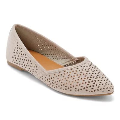 Arizona Womens Julian Pointed Toe Ballet Flats