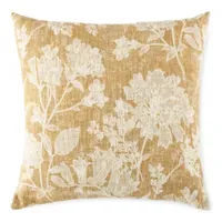 Linden Street Floral Square Throw Pillow