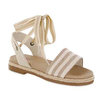 Mia Amore Kenny Womens Adjustable Strap Footbed Sandals