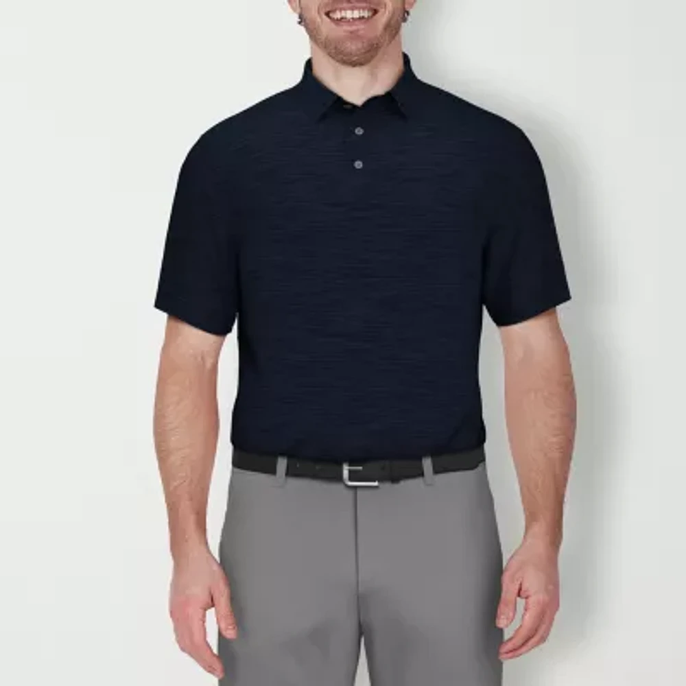 PGA TOUR Jaspe Airflux Mens Regular Fit Short Sleeve Polo Shirt