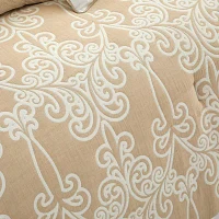 Stratford Park Janis 9-pc. Damask + Scroll Midweight Comforter Set