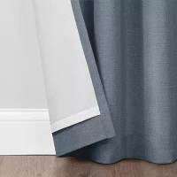 Fieldcrest Catalina Grommet Top Light-Filtering Single Curtain Panel