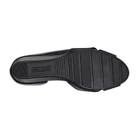 Easy Spirit Womens Bernie Open Toe Flat Heel Pumps