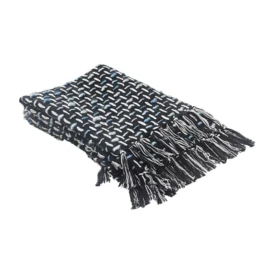 Lr Home Rony Geometric Washable Throw