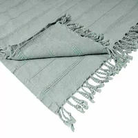 Lr Home Silvia Stripe Washable Reversible Throw