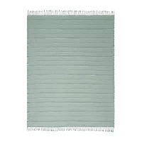 Lr Home Silvia Stripe Washable Reversible Throw