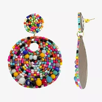 Bijoux Bar Round Drop Earrings