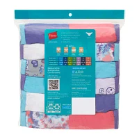 Hanes Ultimate Tagless Cotton Little & Big Girls 12 Pack Bikini Panty