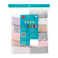 Hanes Ultimate Girls Tagless Cotton 12 Pack Bikini Briefs