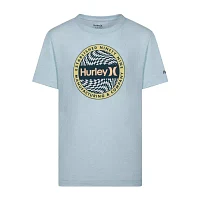 Hurley Big Boys Crew Neck Short Sleeve Graphic T-Shirt