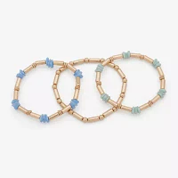 a.n.a Gold Tone 3-pc. Stretch Bracelet