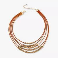 a.n.a Gold Tone Inch Curb Strand Necklace