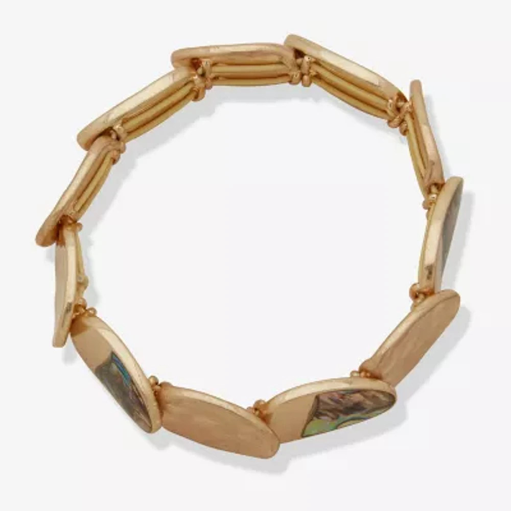 a.n.a Gold Tone Stretch Bracelet