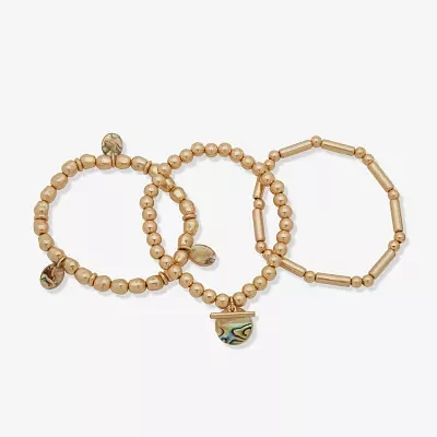 a.n.a Gold Tone 3-pc. Bracelet Set
